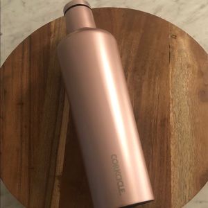 Rose gold corkcicle water bottle